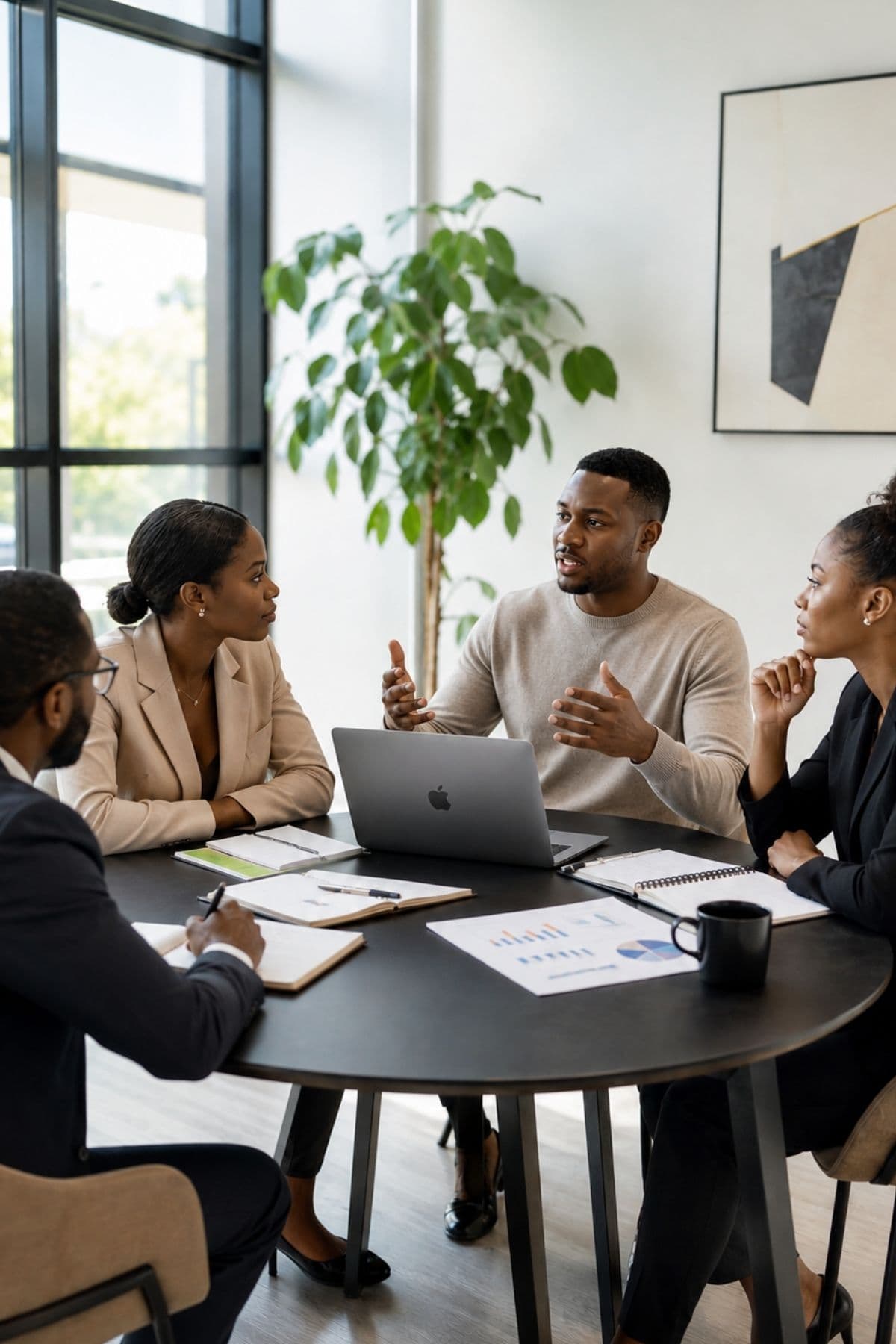 Équipe Obaxel en réunion client